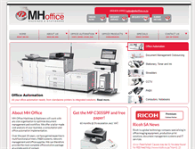 Tablet Screenshot of mhoffice.co.za